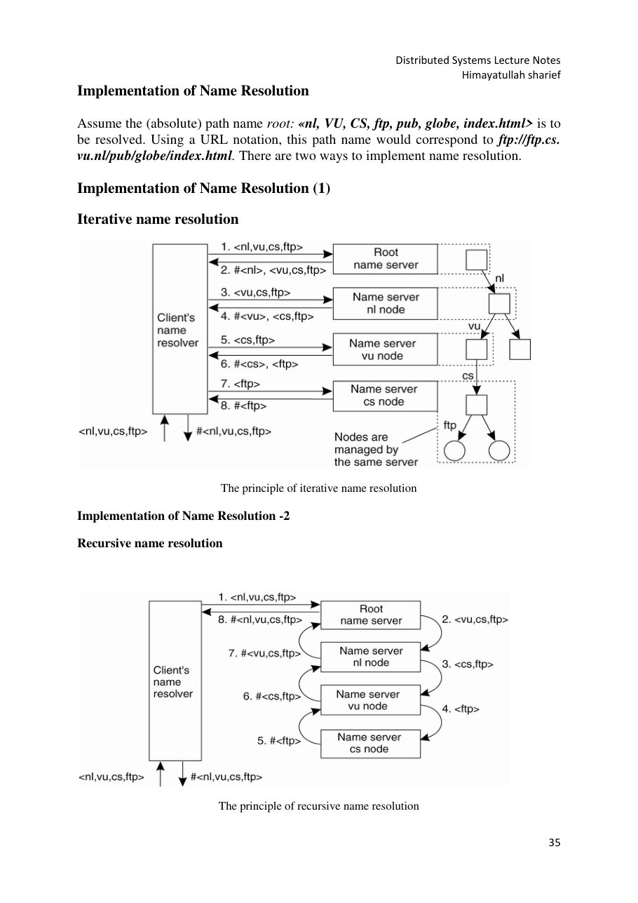 Distributed Systems Lecture Notes — page 36