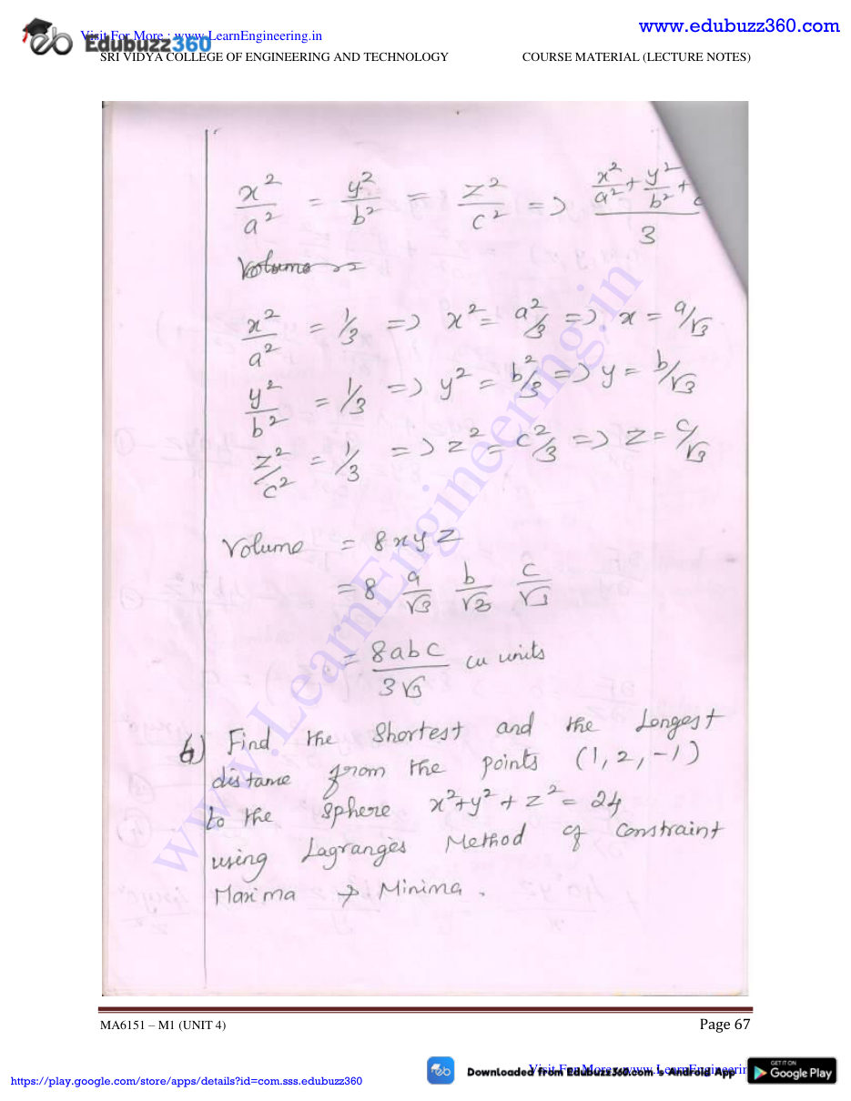Engineering Mathematics I Lecture Notes — page 102