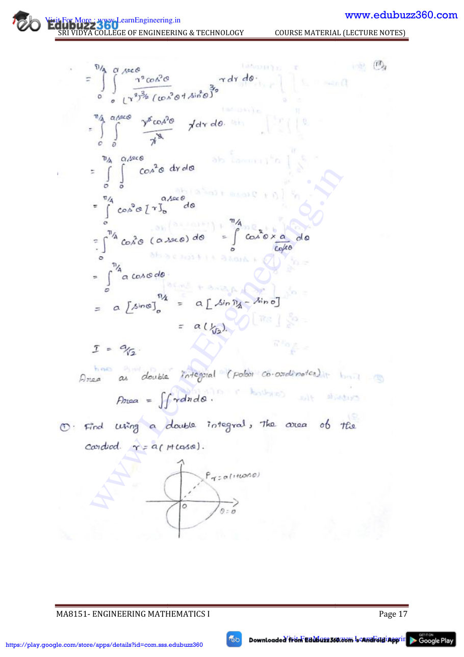 Engineering Mathematics I Lecture Notes — page 163