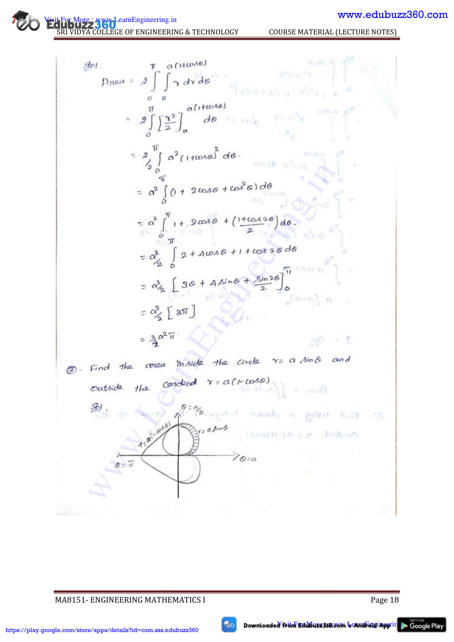 Engineering Mathematics I Lecture Notes — page 164