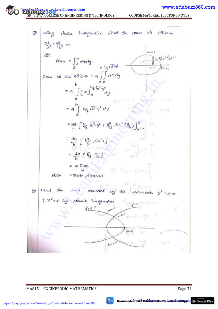 Engineering Mathematics I Lecture Notes — page 170