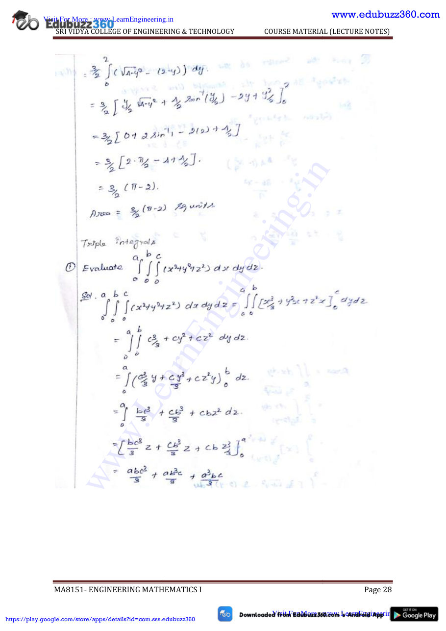 Engineering Mathematics I Lecture Notes — page 174