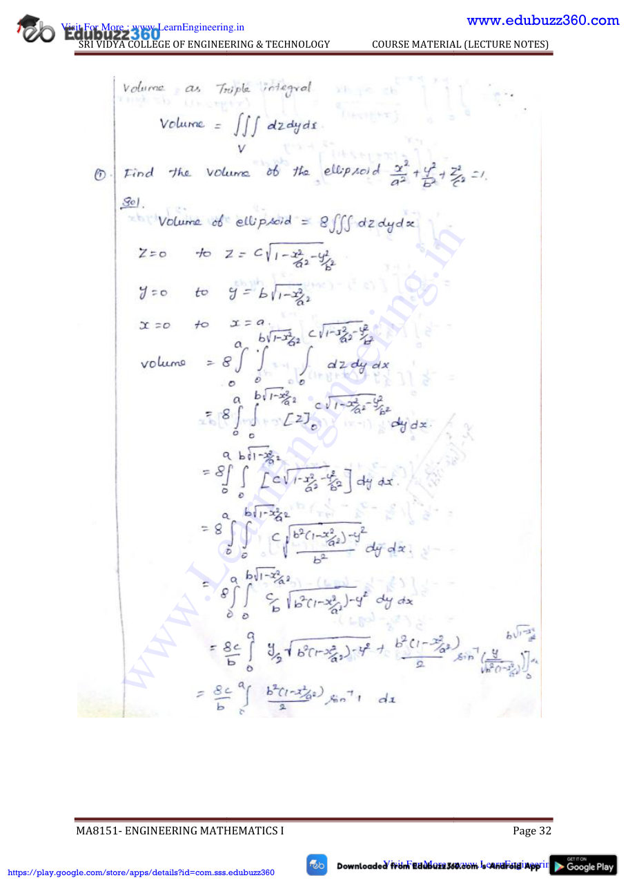 Engineering Mathematics I Lecture Notes — page 178