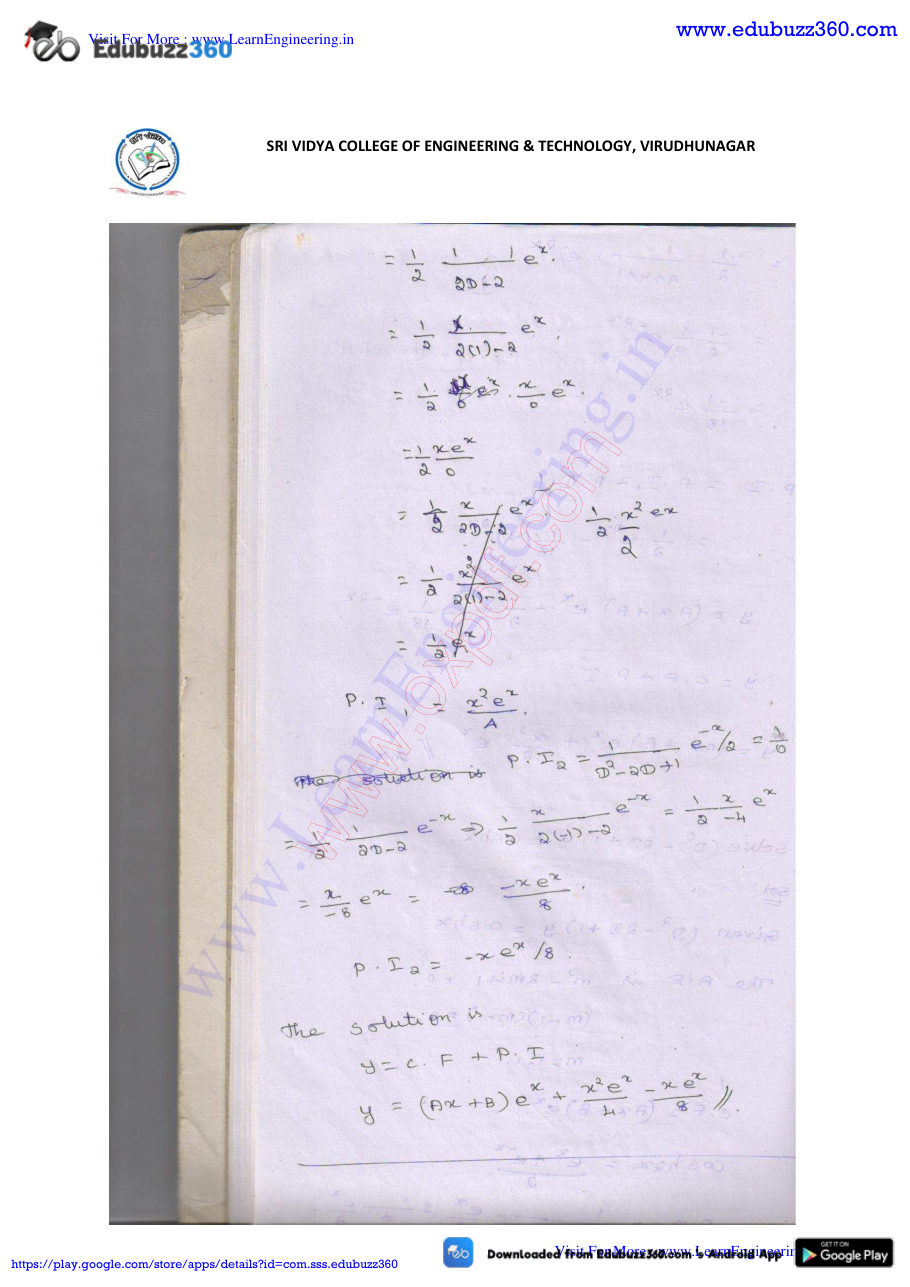 Engineering Mathematics I Lecture Notes — page 193