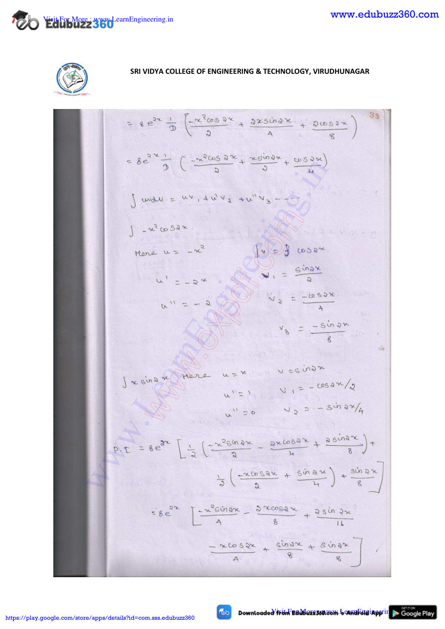 Engineering Mathematics I Lecture Notes — page 214