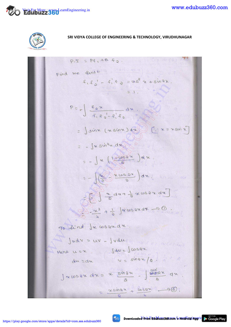 Engineering Mathematics I Lecture Notes — page 230