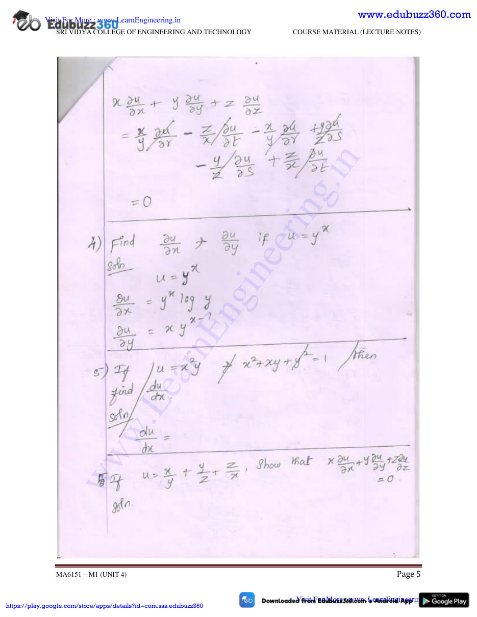 Engineering Mathematics I Lecture Notes — page 40