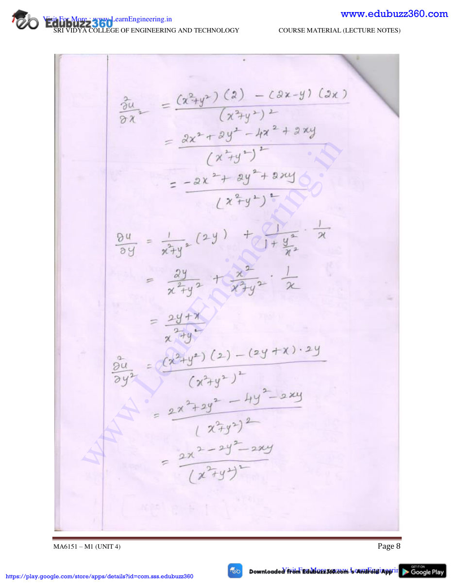 Engineering Mathematics I Lecture Notes — page 43