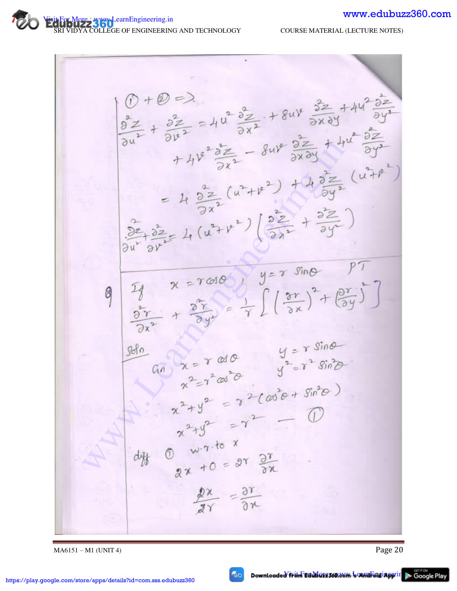 Engineering Mathematics I Lecture Notes — page 55