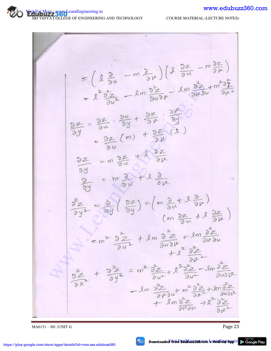 Engineering Mathematics I Lecture Notes — page 58