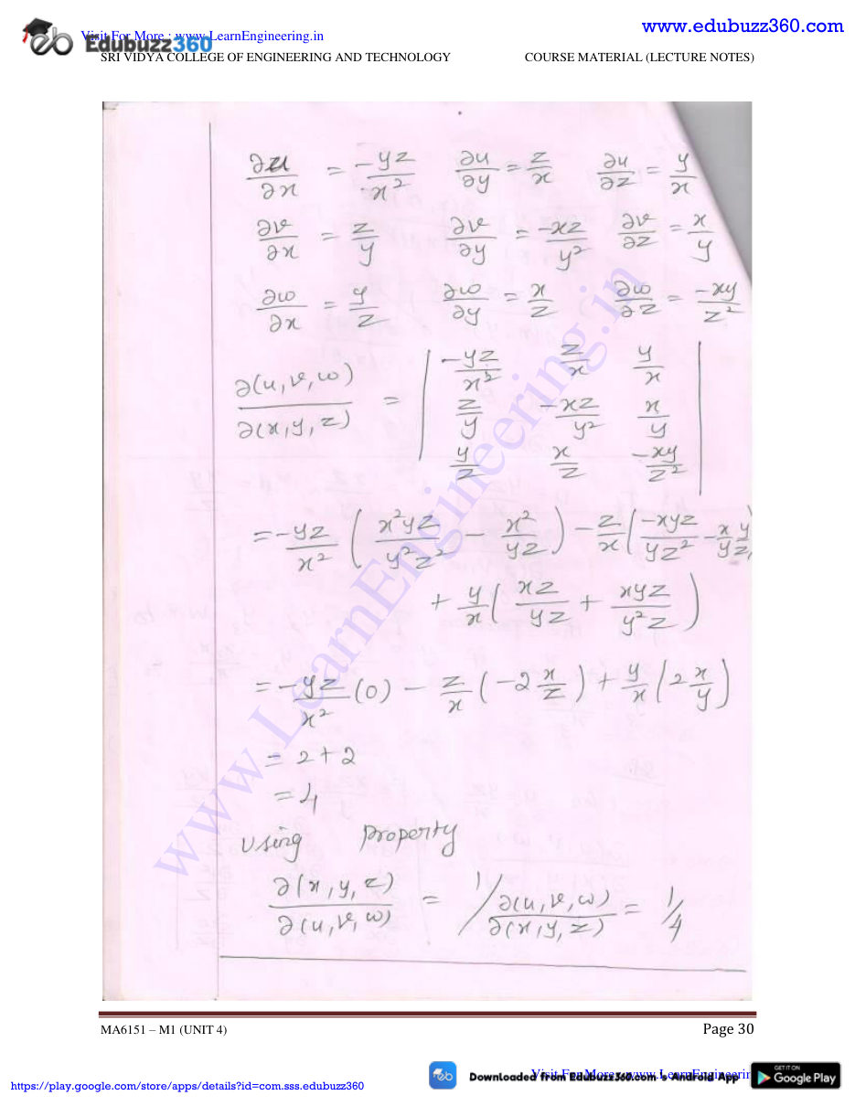 Engineering Mathematics I Lecture Notes — page 65