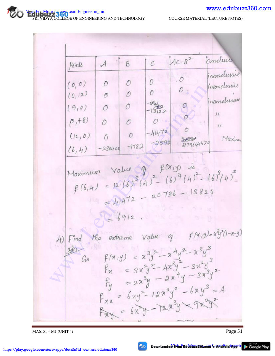 Engineering Mathematics I Lecture Notes — page 86