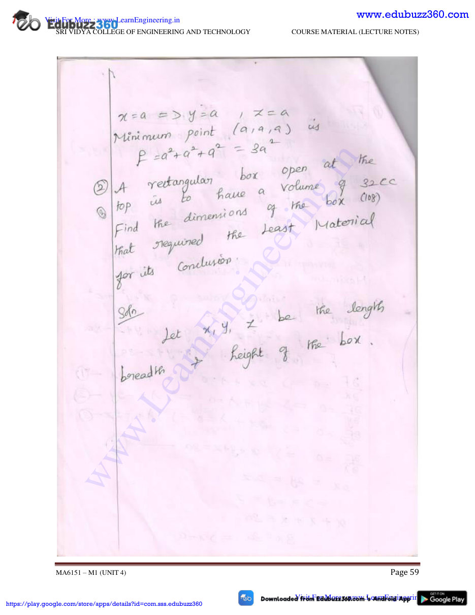 Engineering Mathematics I Lecture Notes — page 94