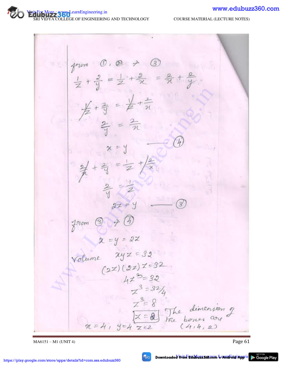 Engineering Mathematics I Lecture Notes — page 96