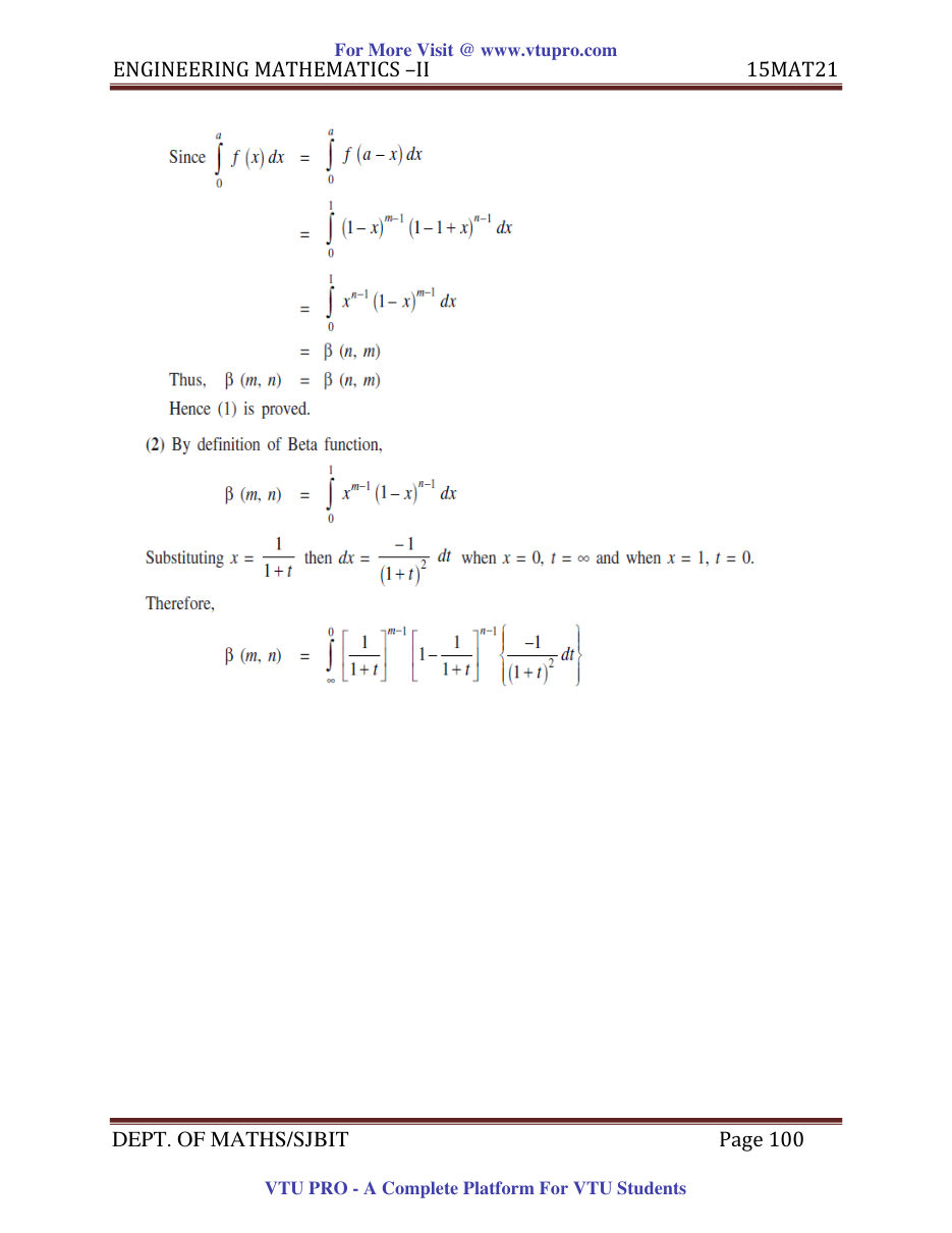 Engineering Mathematics II — page 100