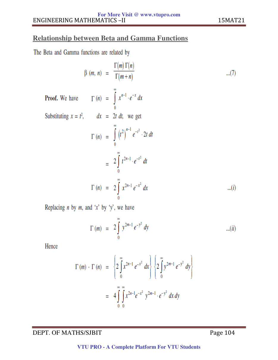 Engineering Mathematics II — page 104