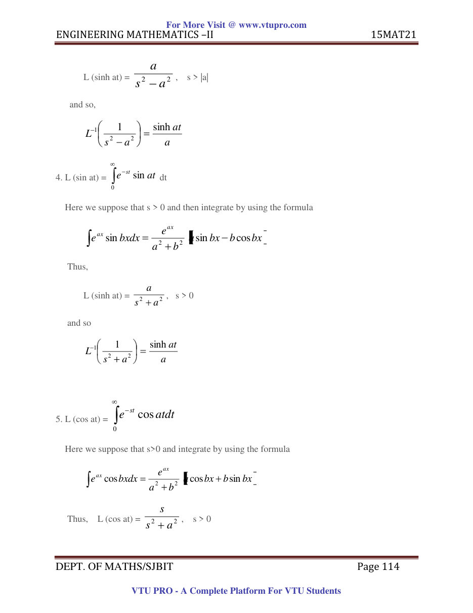 Engineering Mathematics II — page 114