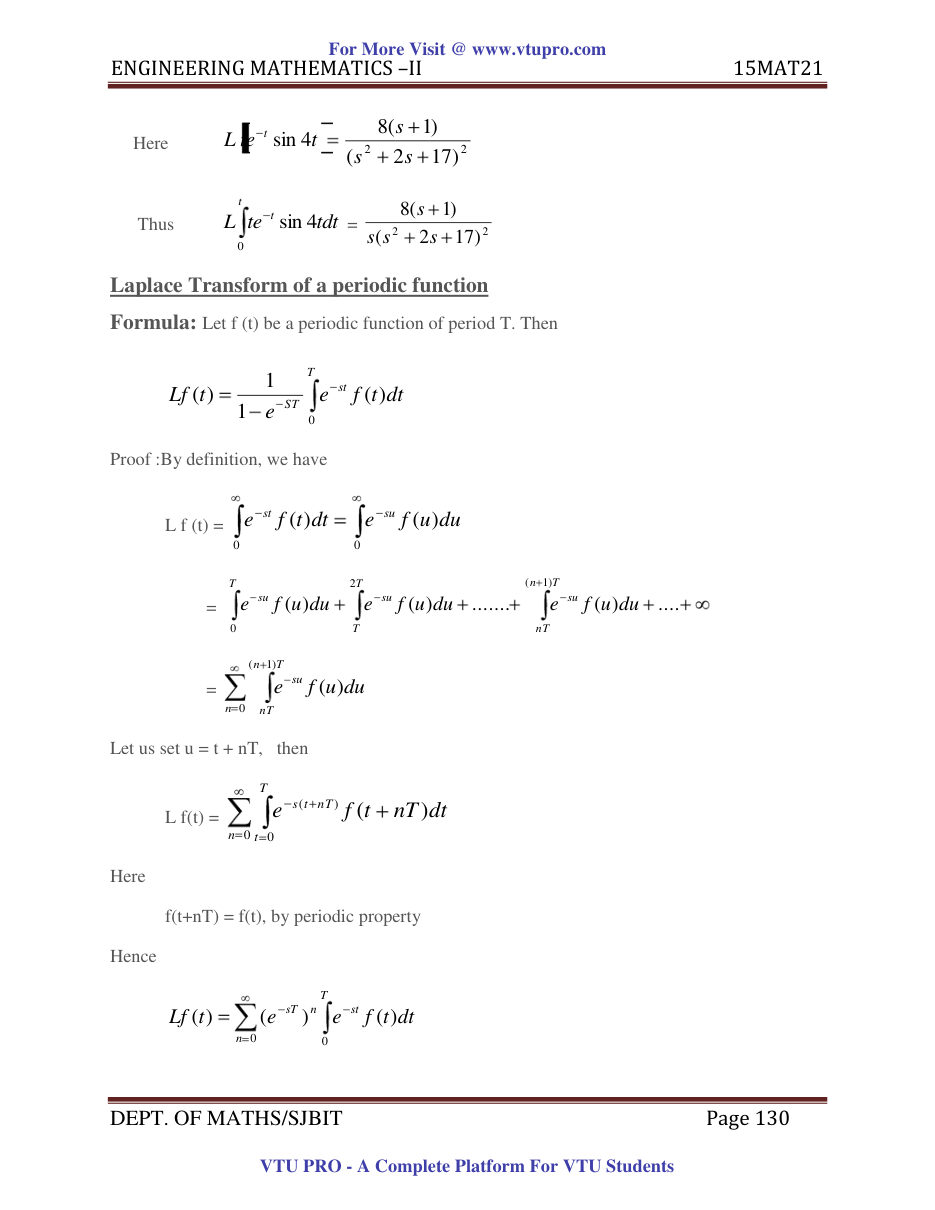 Engineering Mathematics II — page 130