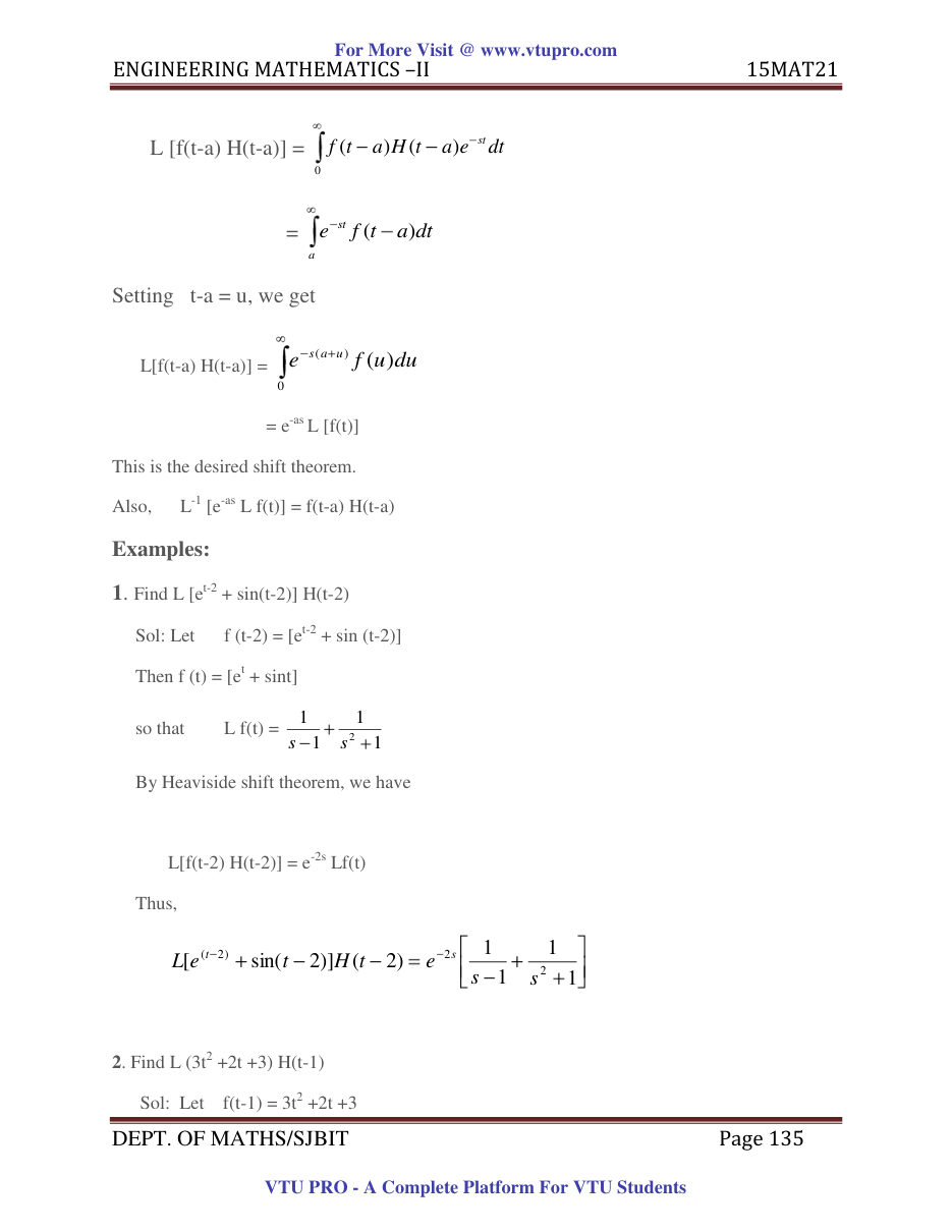 Engineering Mathematics II — page 135