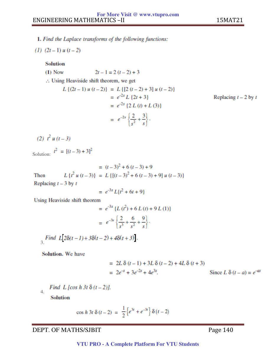 Engineering Mathematics II — page 140