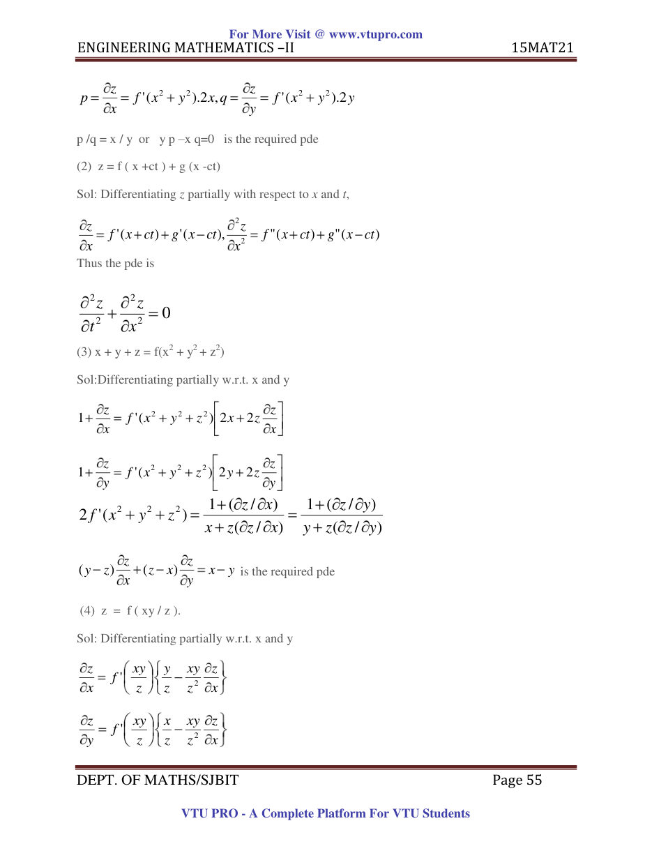 Engineering Mathematics II — page 55