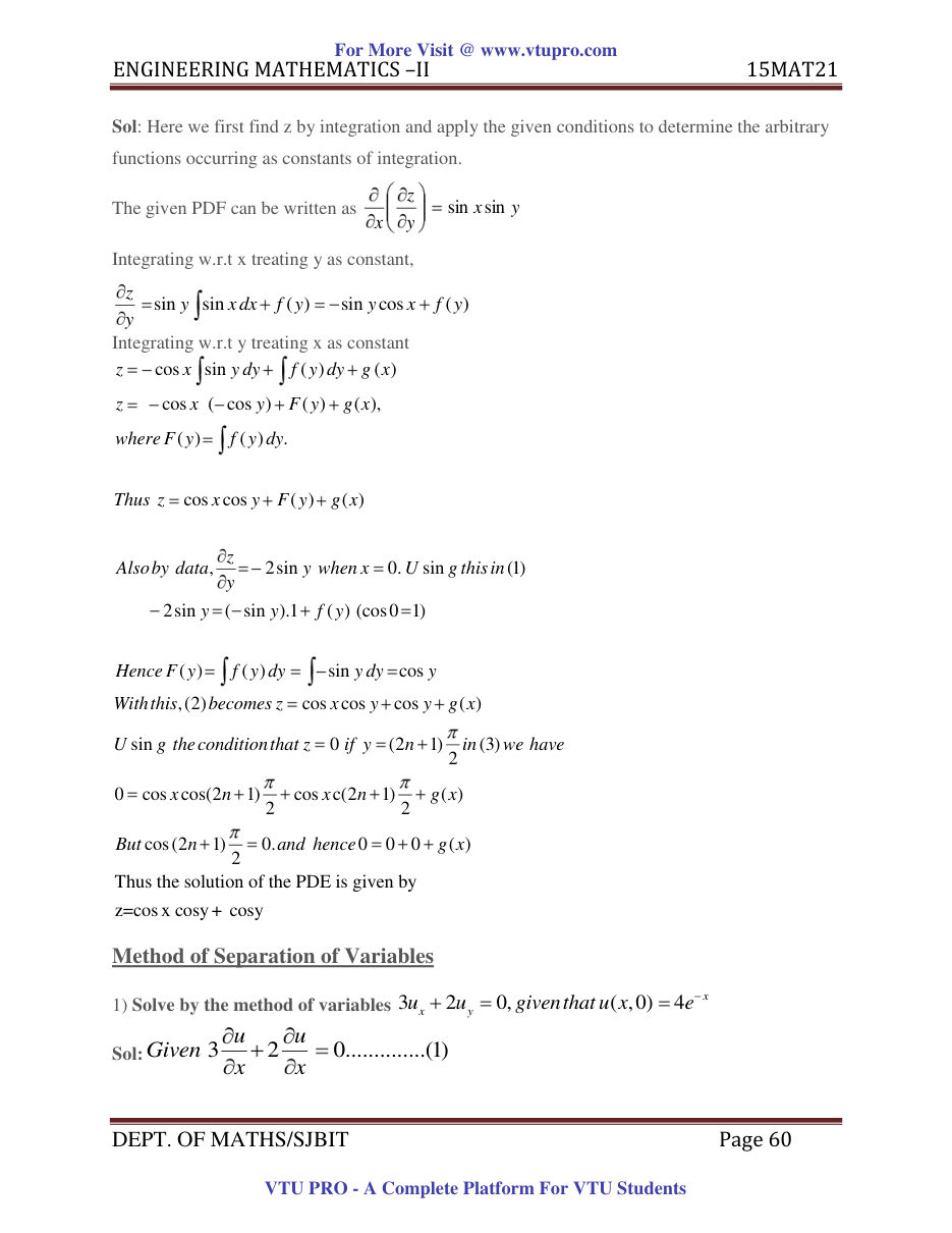 Engineering Mathematics II — page 60
