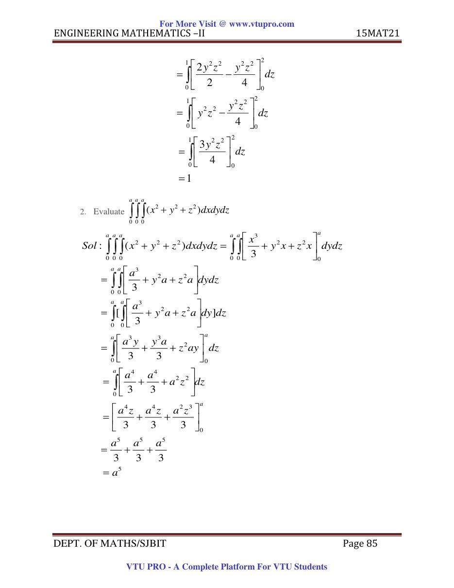 Engineering Mathematics II — page 85