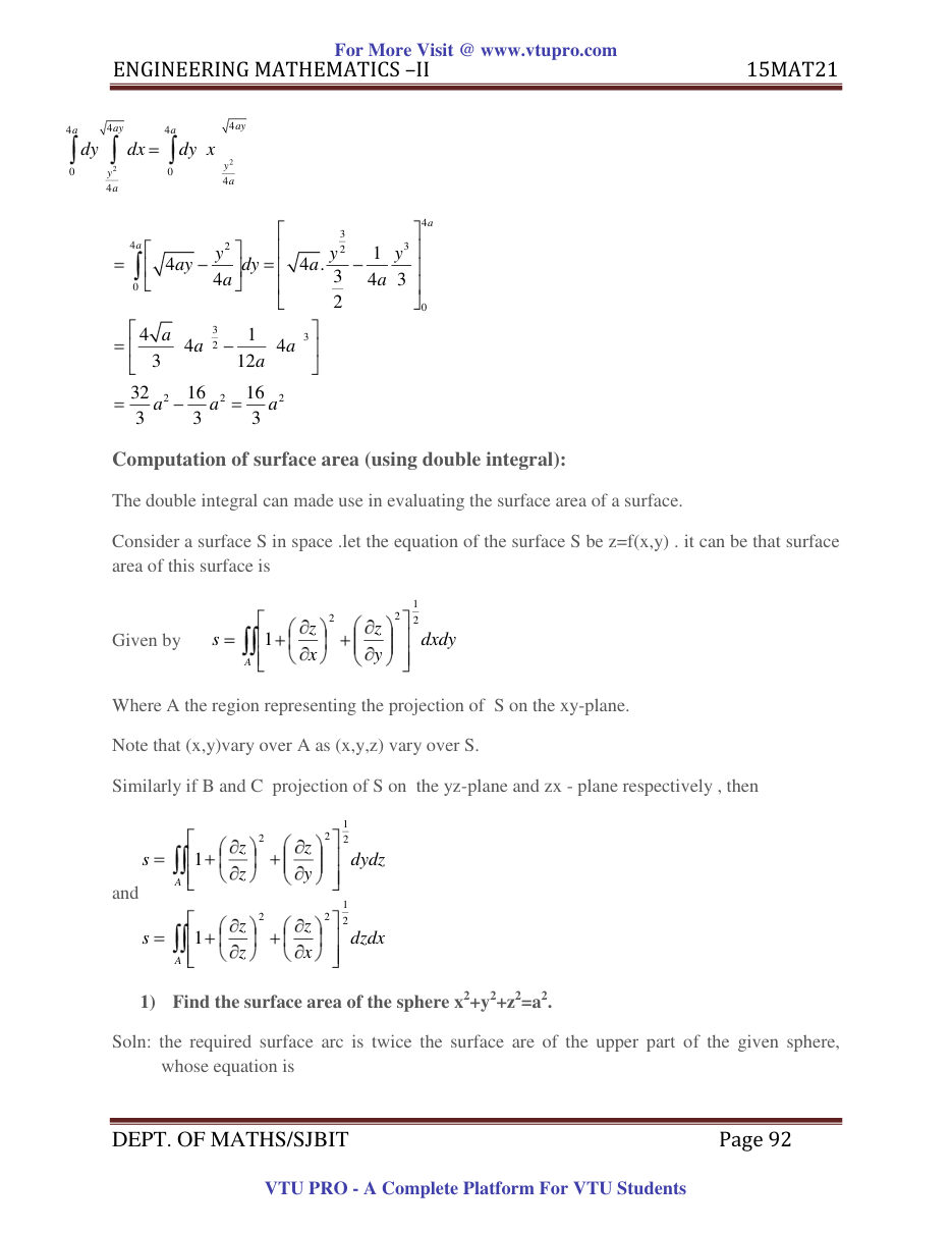 Engineering Mathematics II — page 92