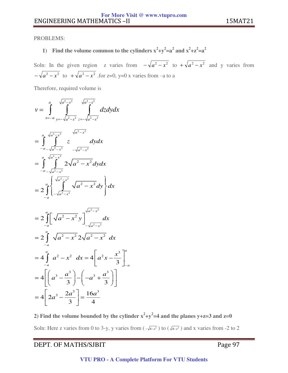 Engineering Mathematics II — page 97