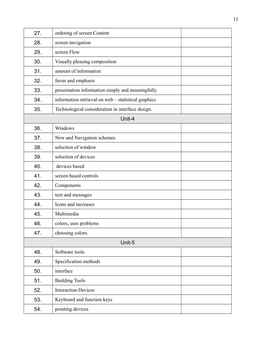 Human Computer Interaction — page 11