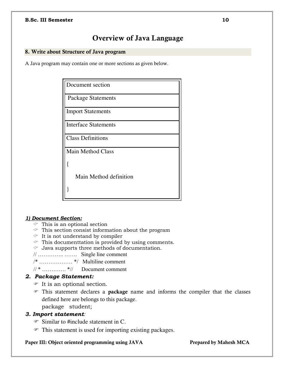 Java Object-Oriented Programming — page 10