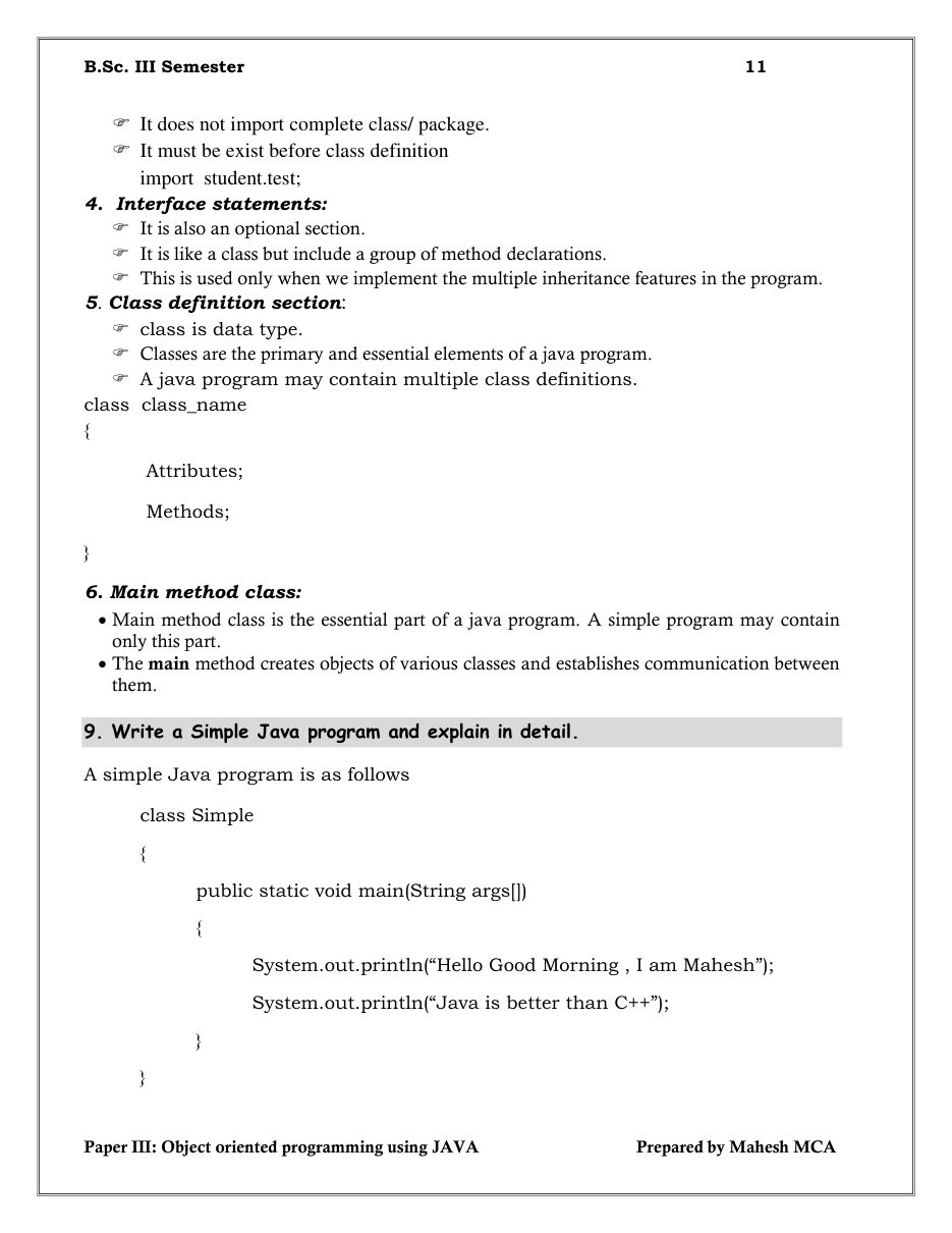 Java Object-Oriented Programming — page 11