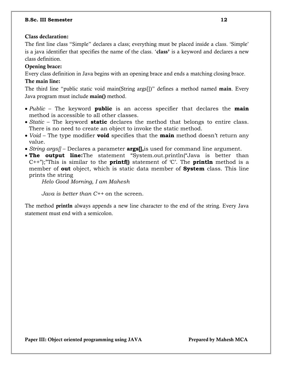 Java Object-Oriented Programming — page 12