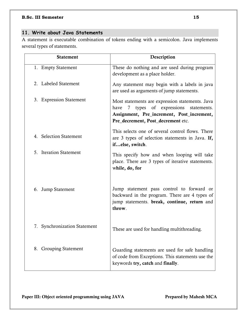 Java Object-Oriented Programming — page 15