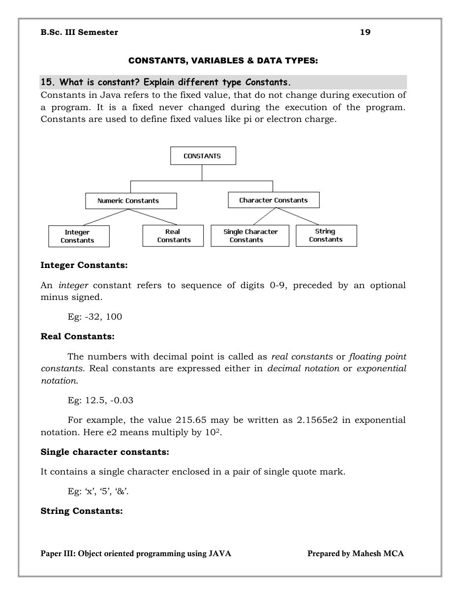 Java Object-Oriented Programming — page 19