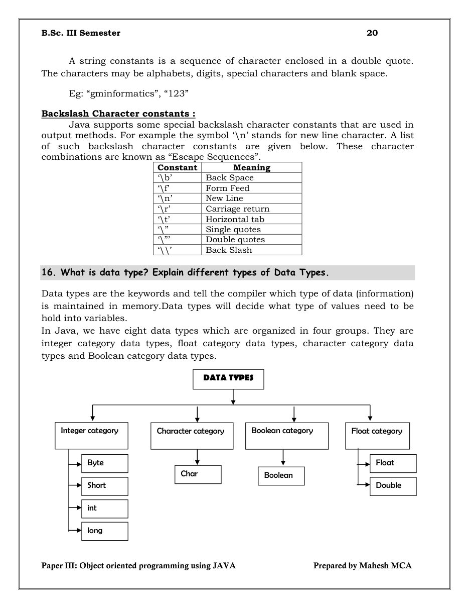 Java Object-Oriented Programming — page 20