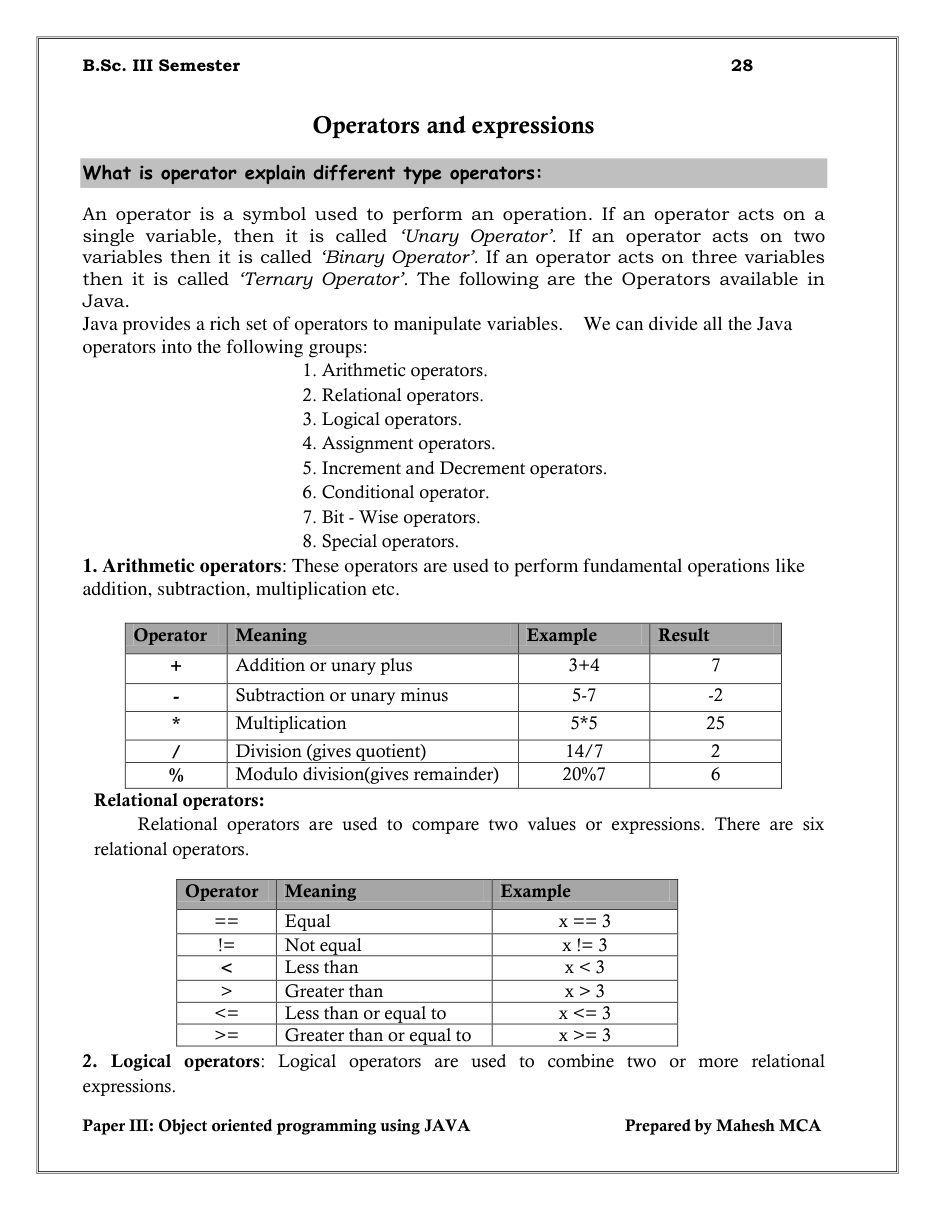 Java Object-Oriented Programming — page 28