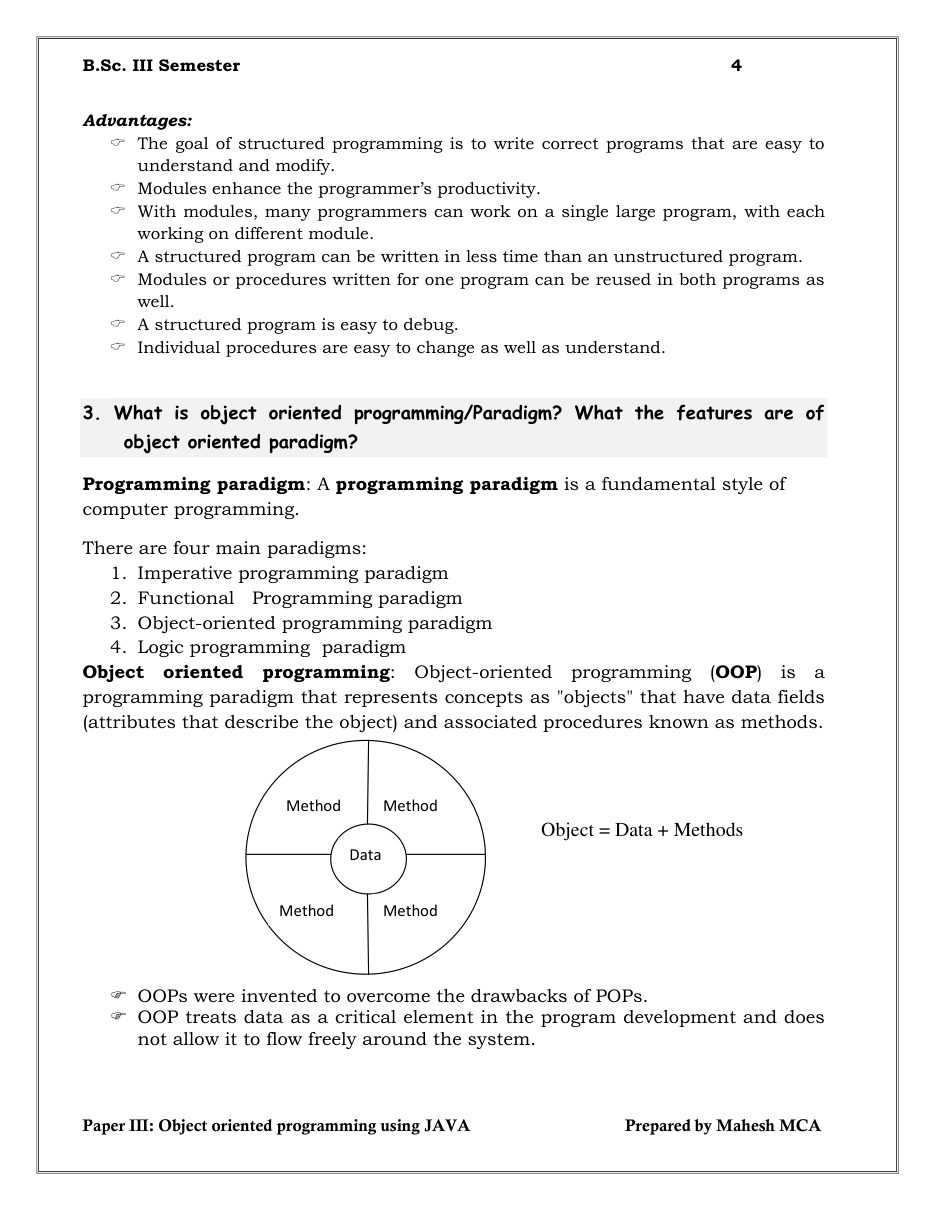 Java Object-Oriented Programming — page 4