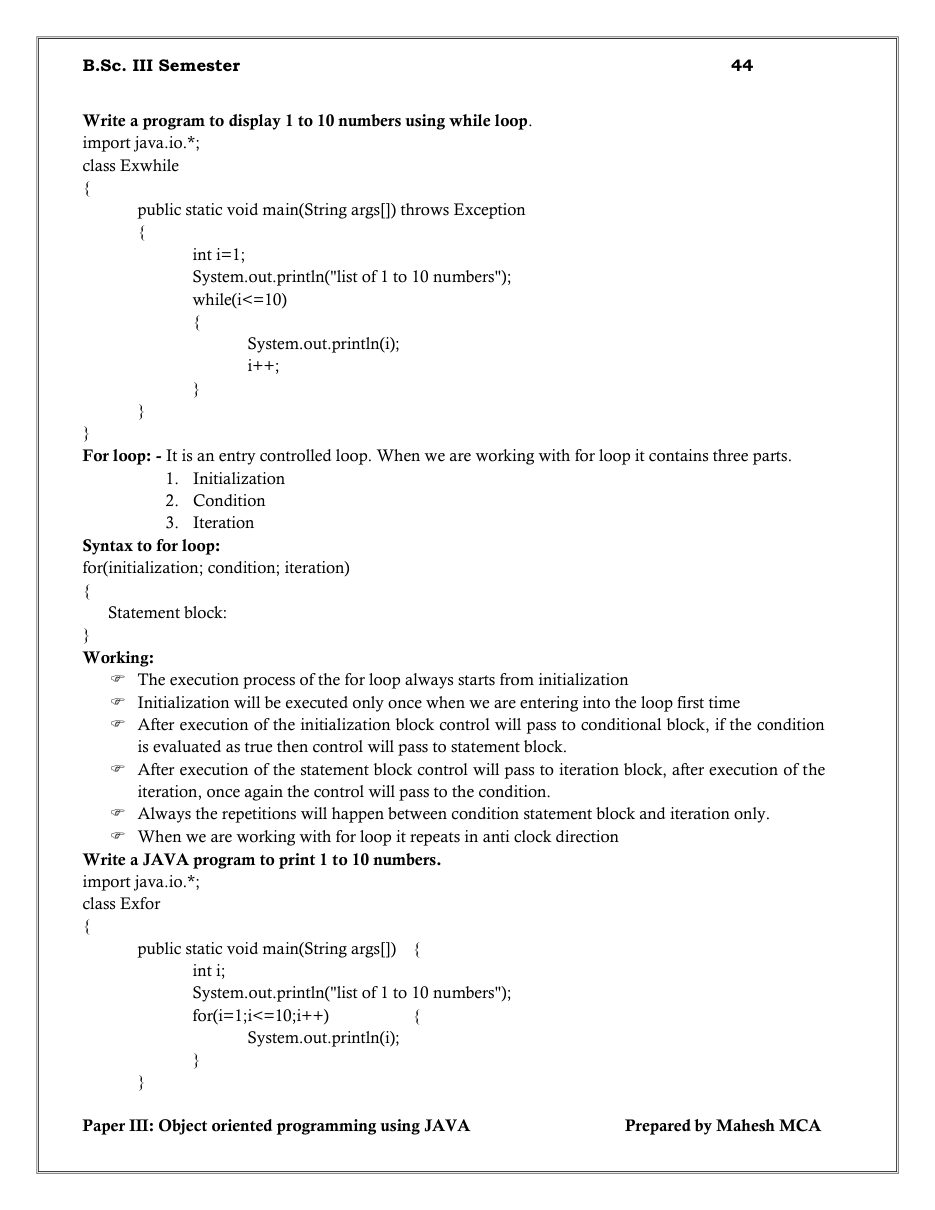 Java Object-Oriented Programming — page 44