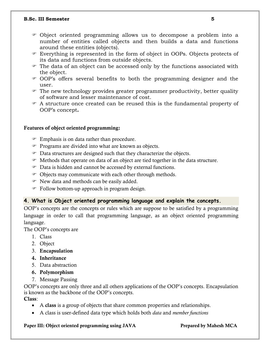 Java Object-Oriented Programming — page 5