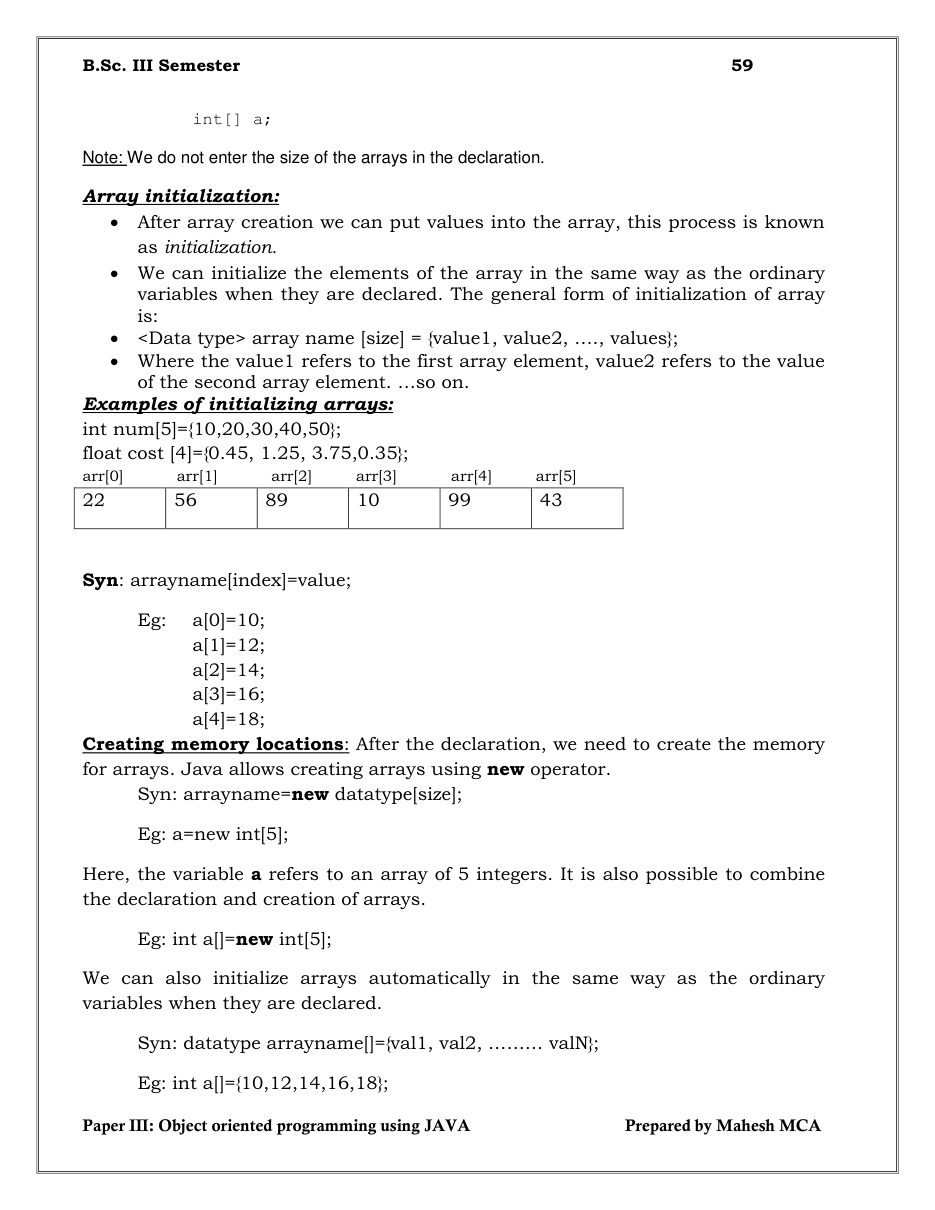 Java Object-Oriented Programming — page 59