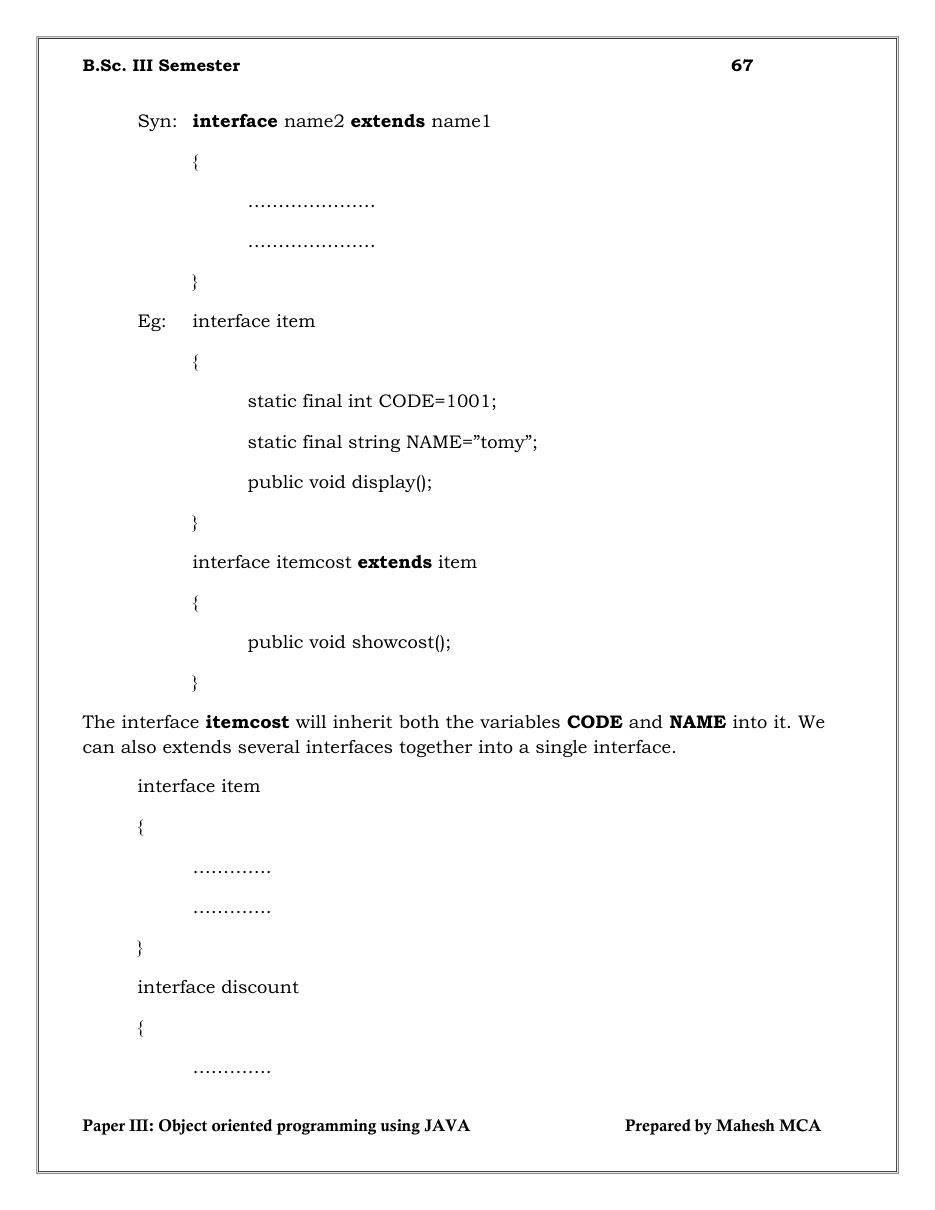Java Object-Oriented Programming — page 67