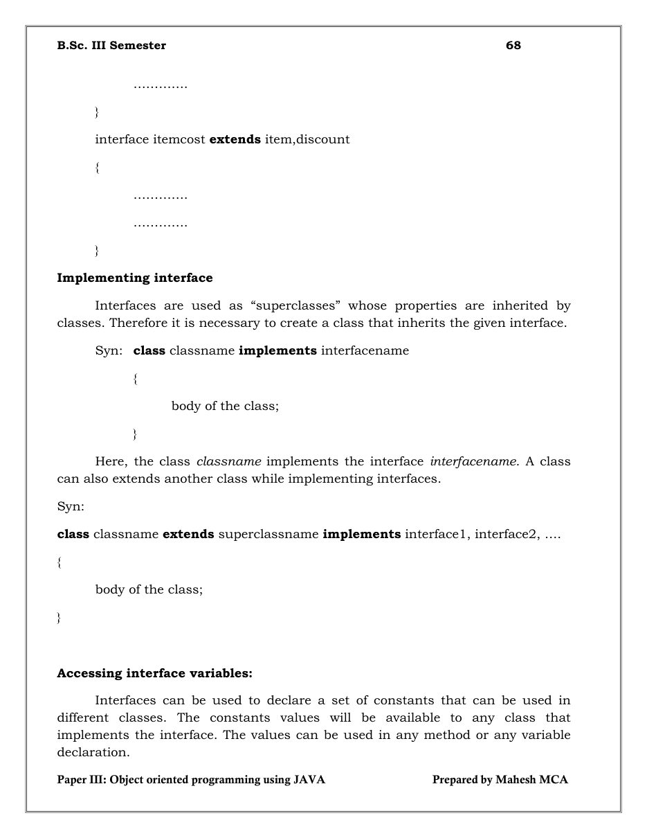 Java Object-Oriented Programming — page 68