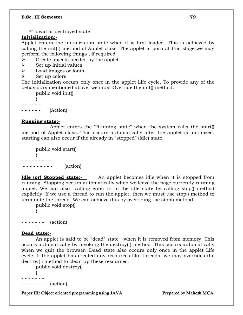 Java Object-Oriented Programming — page 79