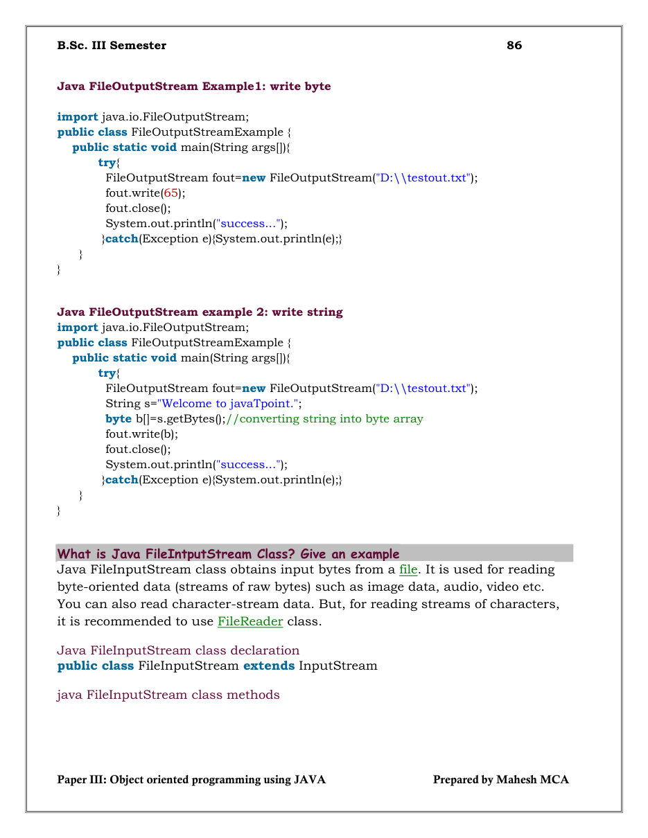 Java Object-Oriented Programming — page 86