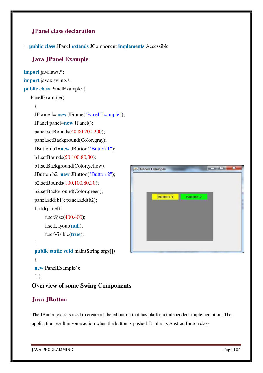Java Programming Notes for B.Tech 2nd Sem — page 110