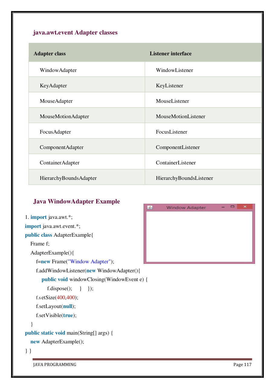 Java Programming Notes for B.Tech 2nd Sem — page 123