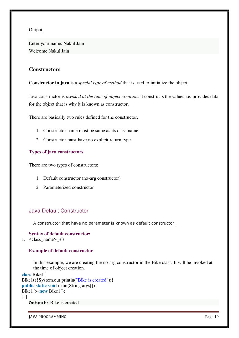 Java Programming Notes for B.Tech 2nd Sem — page 25
