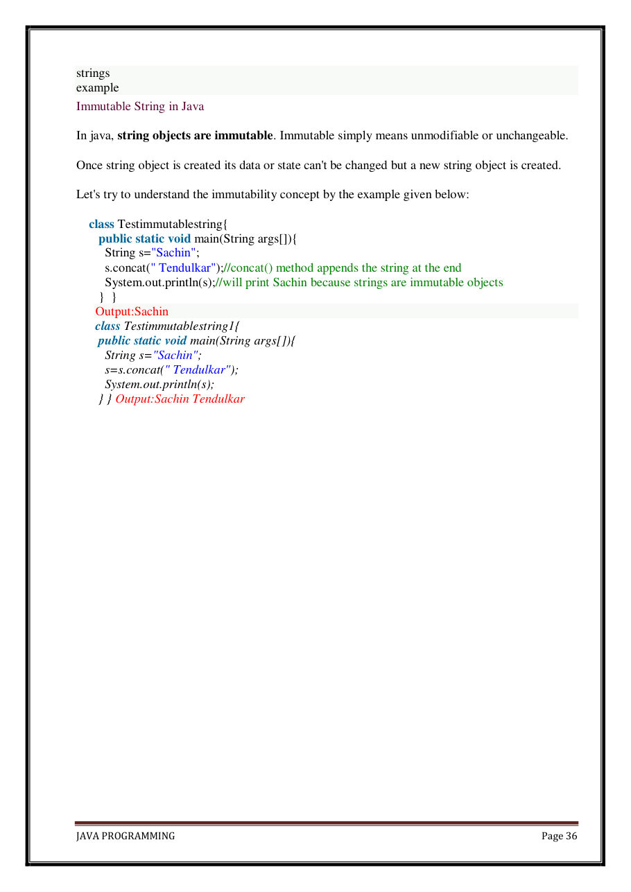 Java Programming Notes for B.Tech 2nd Sem — page 42