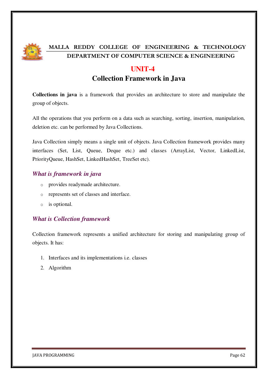 Java Programming Notes for B.Tech 2nd Sem — page 68